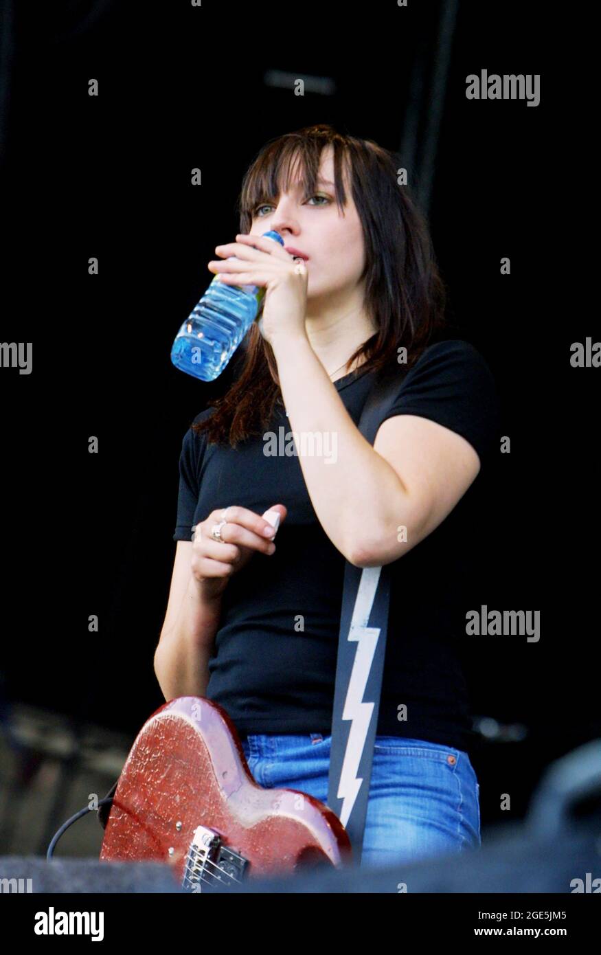 Charlotte Hatherley - Ash, V2003, Hylands Park, Chelmsford, Essex, Regno Unito - 16 agosto 2003 Foto Stock