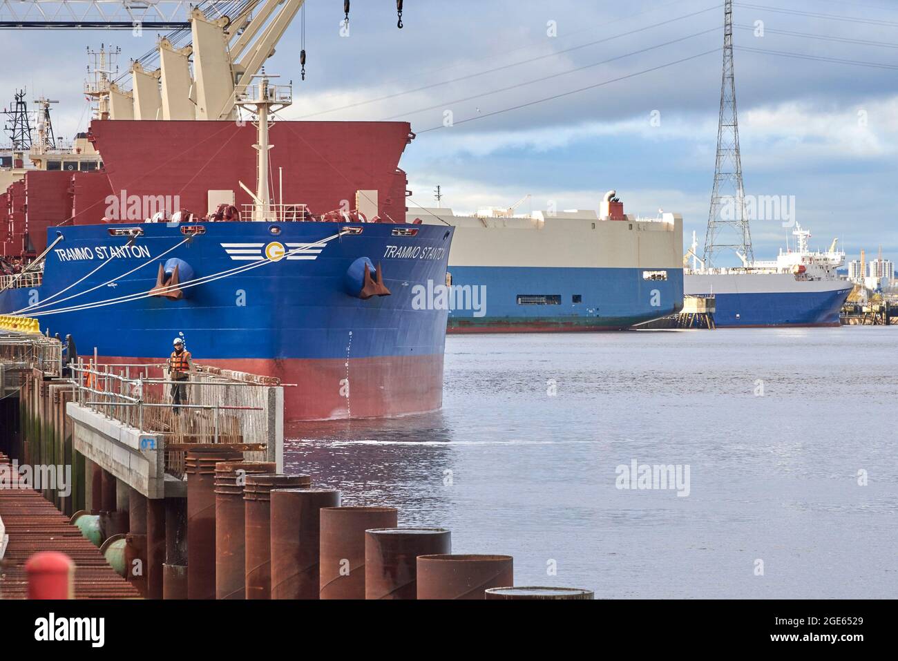 Port of Tyne, South Shields, North East England, Regno Unito Foto Stock