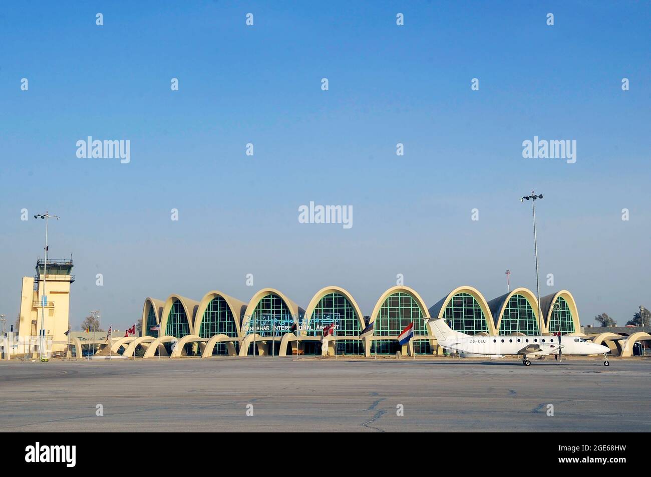 Aeroporto Internazionale di Kandahar, Afghanistan Foto Stock