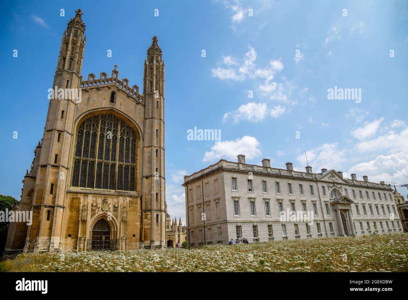 La cappella del King's College e l'edificio dei Gibbs, Cambridge Foto Stock