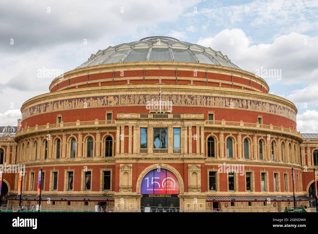 La Royal Albert Hall, famosa sala concerti di Londra Foto Stock