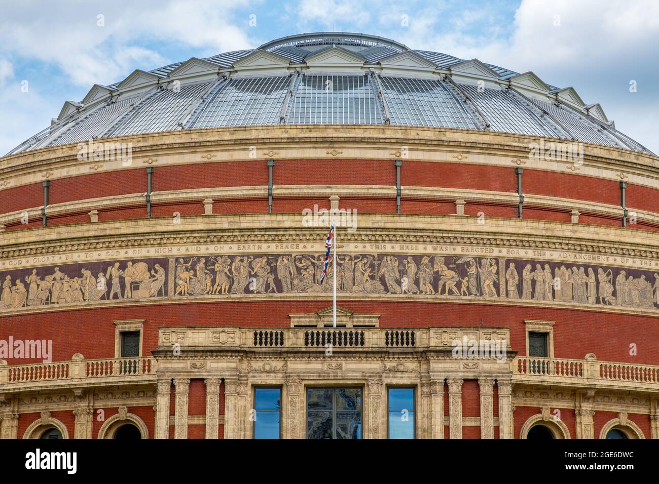 La Royal Albert Hall, famosa sala concerti di Londra Foto Stock
