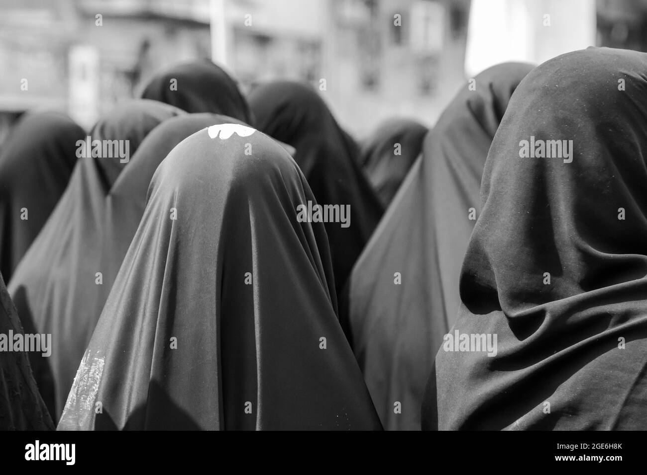 Donne in speciali cerimonie storiche e simboliche di Ashura in Iran Foto Stock