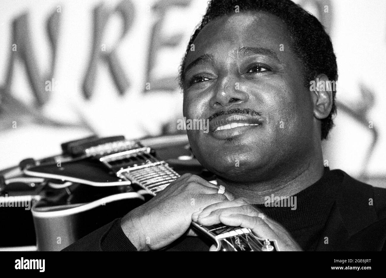 Sanremo Italia 1995-02-05 : George Benson al Festival di Sanremo Foto Stock