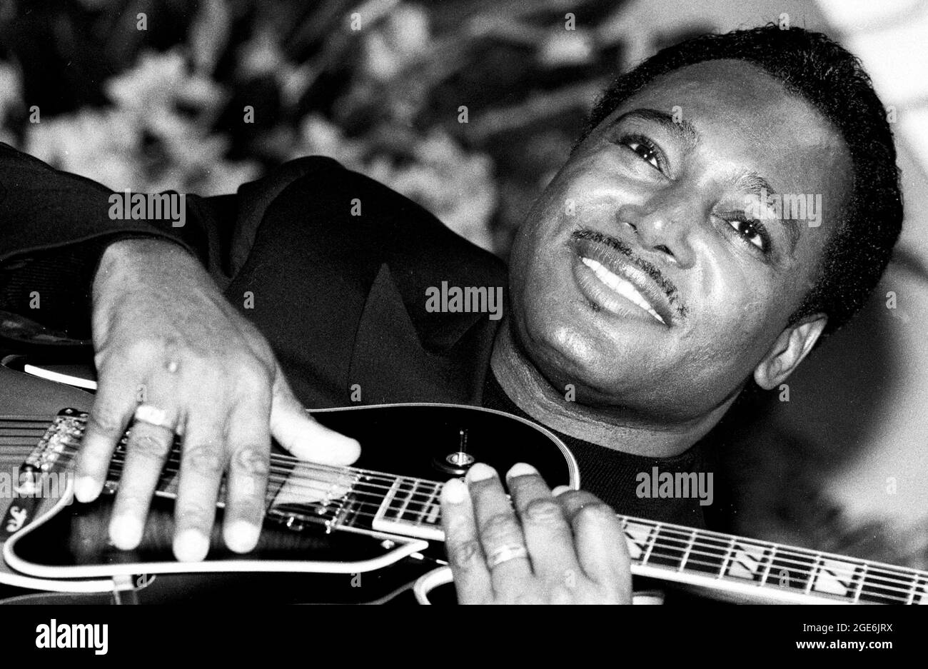 Sanremo Italia 1995-02-05 : George Benson al Festival di Sanremo Foto Stock