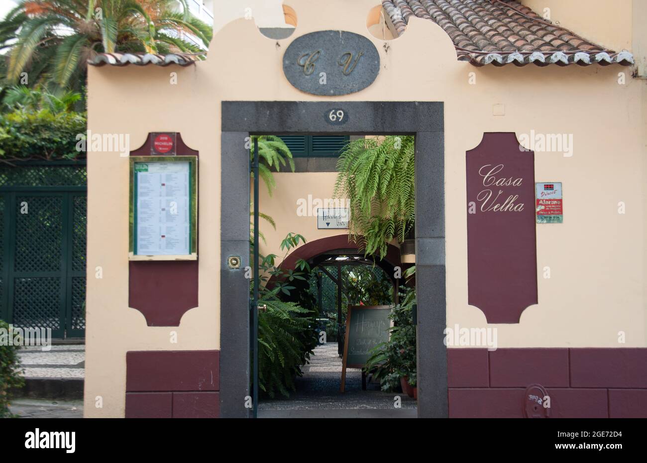 Casa Velha (Casa Vecchia) Ristorante, Funchal, Madeira, Portogallo, Europa Foto Stock