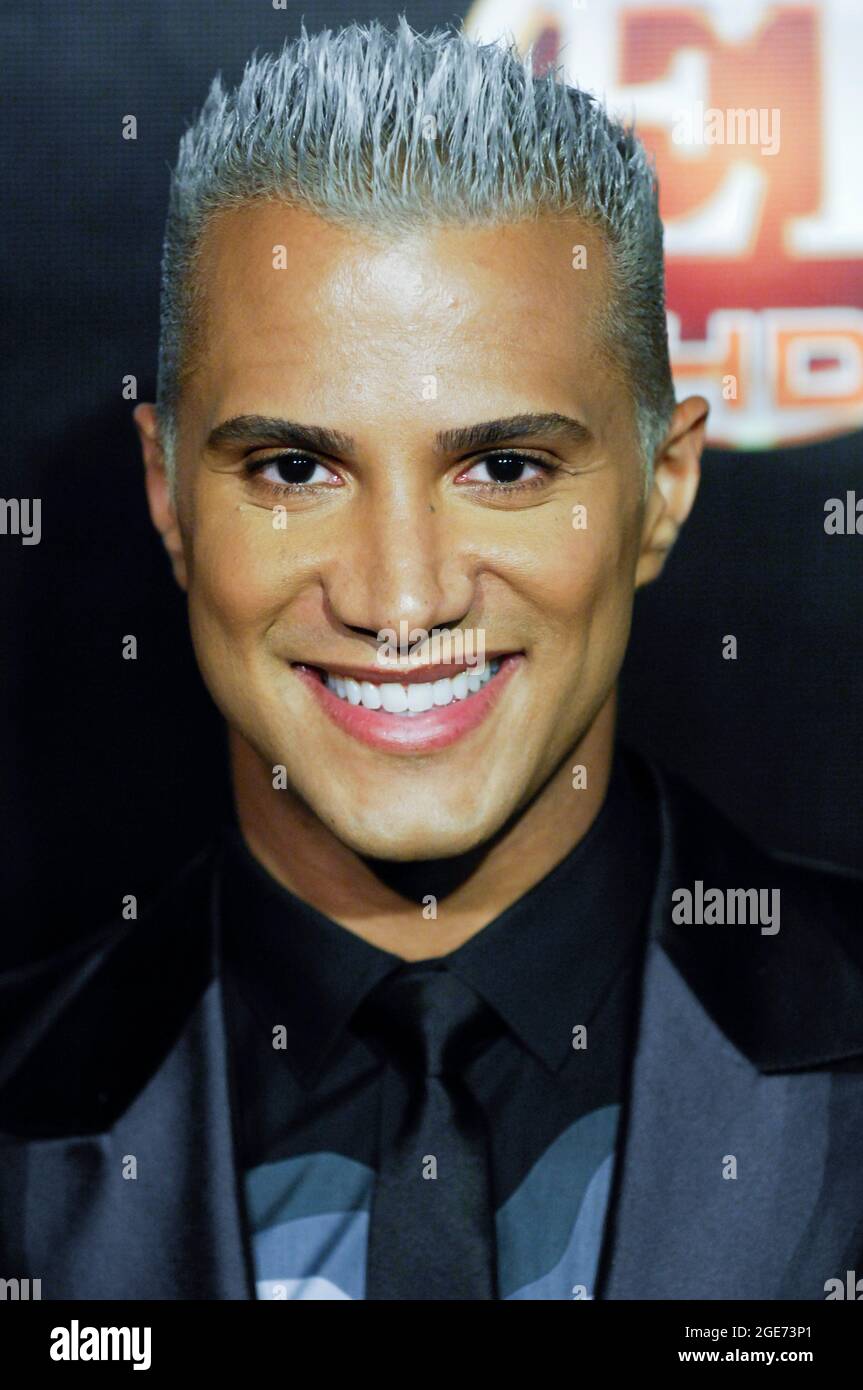 Jay Manuel frequenta gli arrivi per il Tonight di intrattenimento e IL PEOPLE Emmy After Party alla Walt Disney Concert Hall il 21 settembre 2008 a Los Angeles, California. Foto Stock