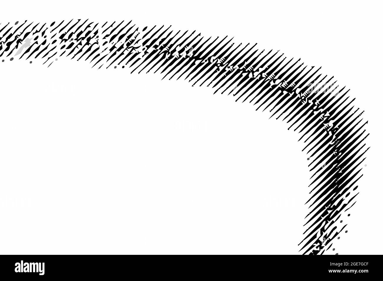 Un elemento isolato su sfondo bianco. Vettore astratto. Illustrazione digitale di rendering 2D Illustrazione Vettoriale