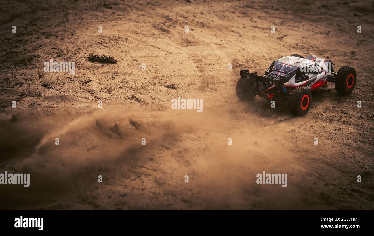 voiture de course, téléguidé, auto da corsa, auto con telecomando Foto Stock