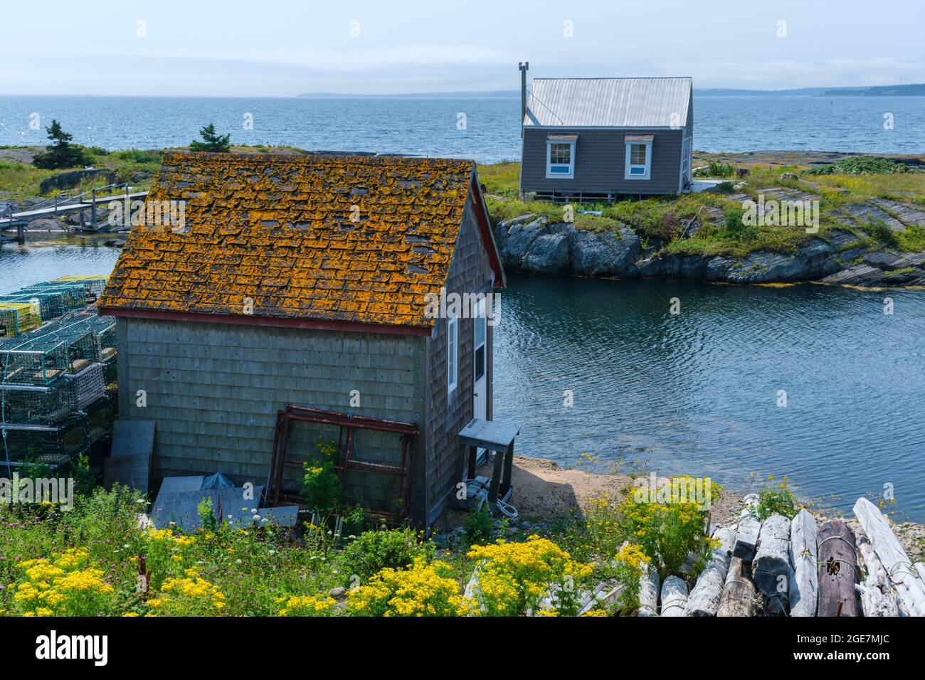 Blue Rocks comunità nel Distretto di Lunenburg, Nuova Scozia, Canada Foto Stock