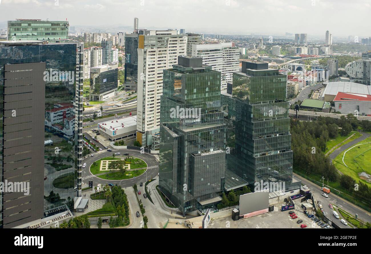 Area di Santa Fe di Città del Messico, Messico Foto Stock