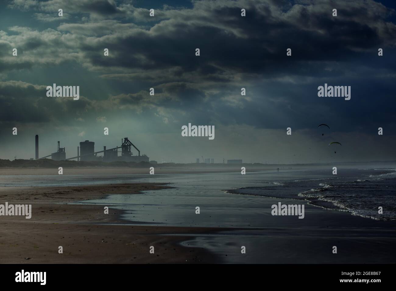 Redcar Steelworks in attesa di demolire Foto Stock