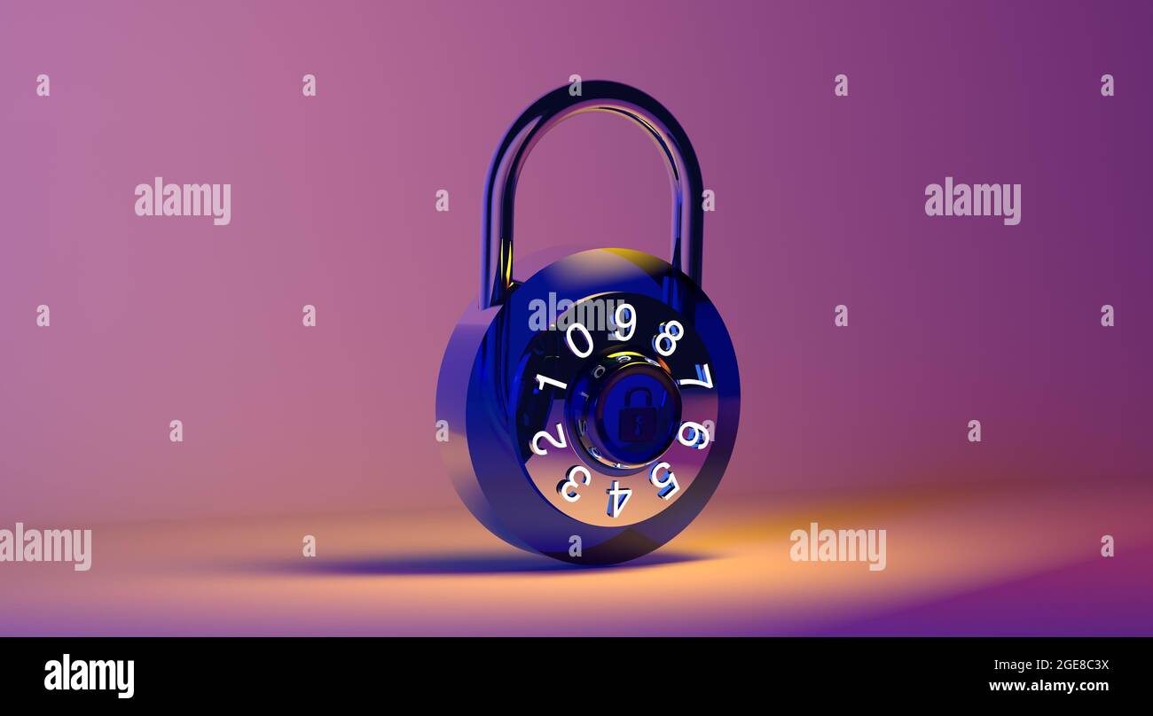 Concetto di cybersicurezza dei sistemi di rete digitali Foto Stock