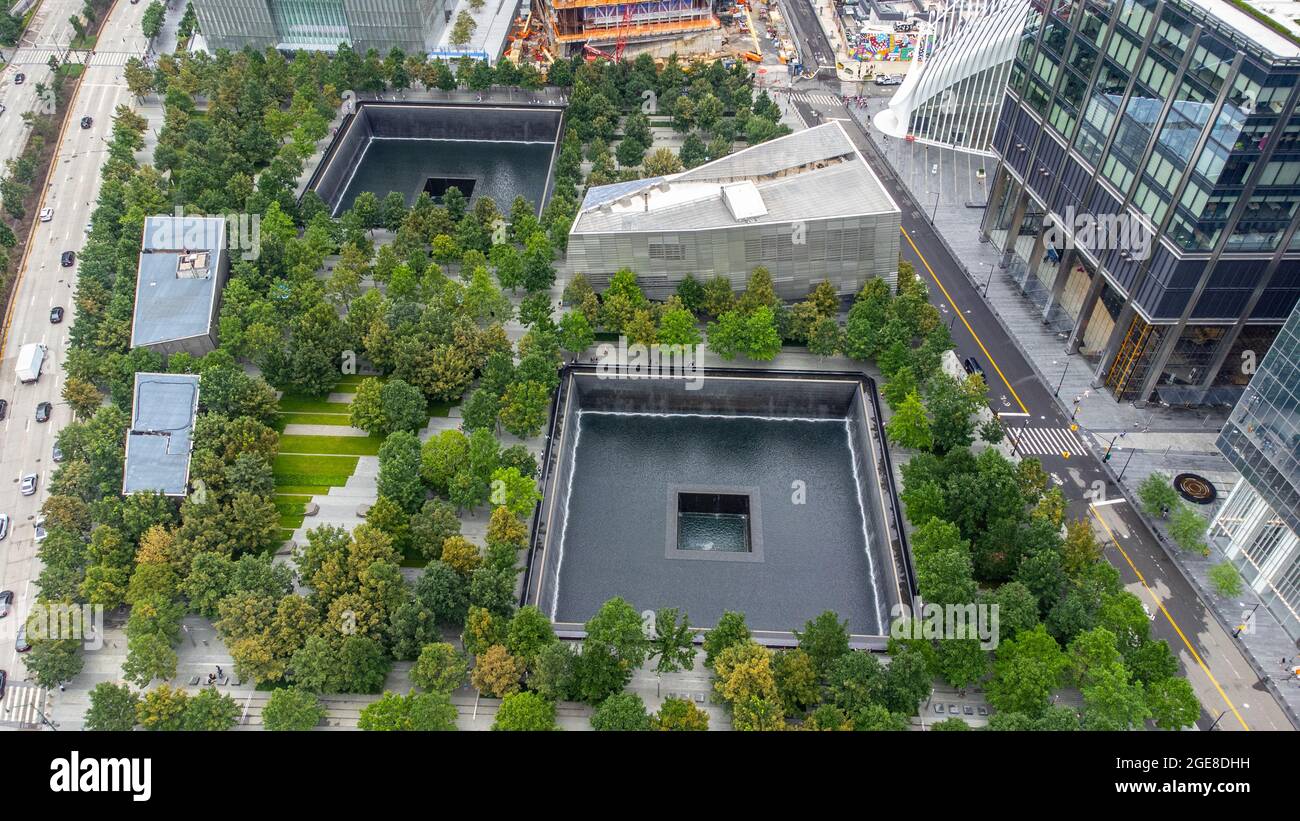 National September 11 Memorial & Museum, New York City, NY, USA Foto Stock