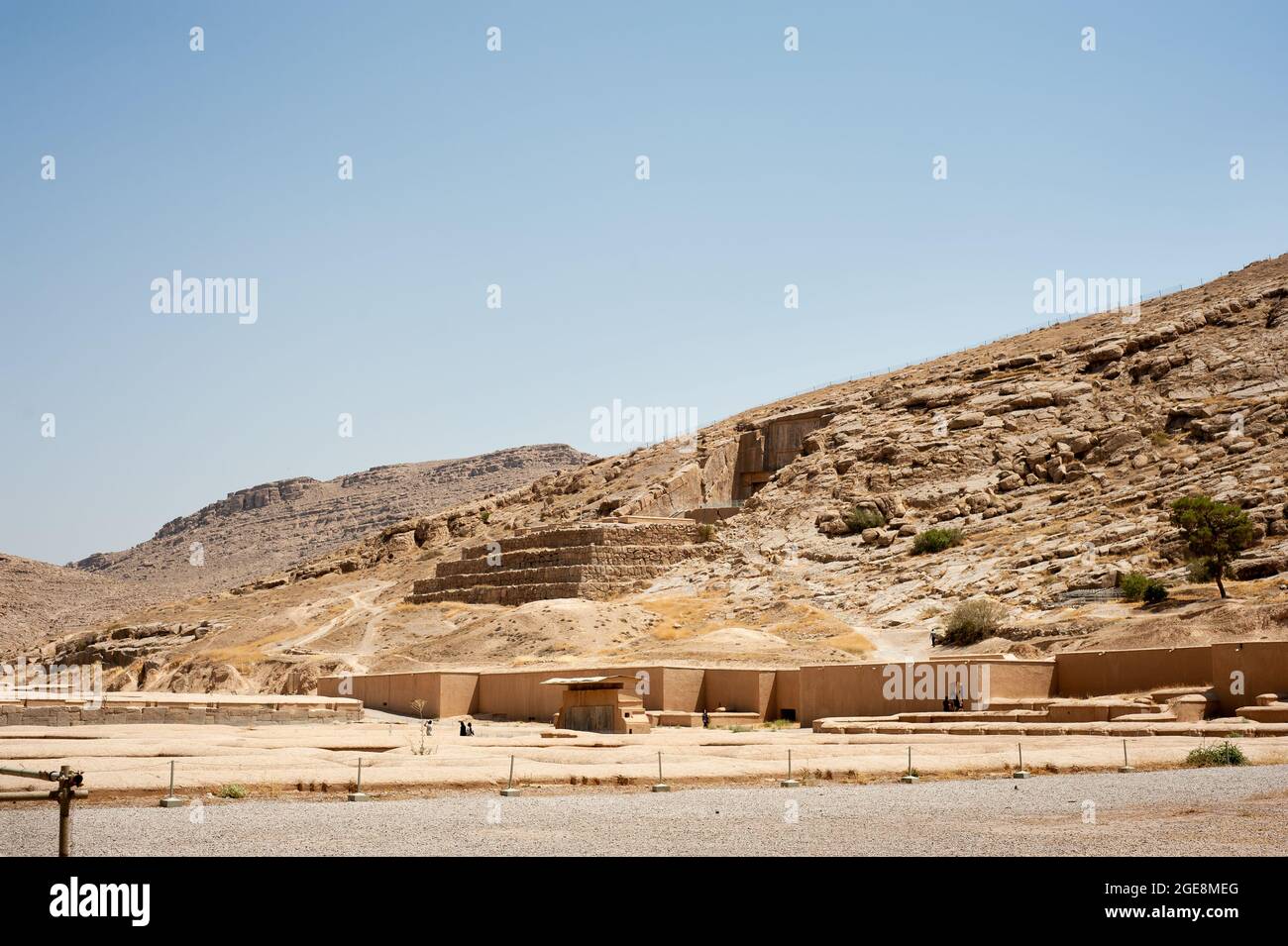 Tomba di Artaserse II, rovine Persepolis nel Persepolis a Shiraz, Iran. La capitale cerimoniale dell'Impero Achemenide. Patrimonio dell'umanità dell'UNESCO Foto Stock