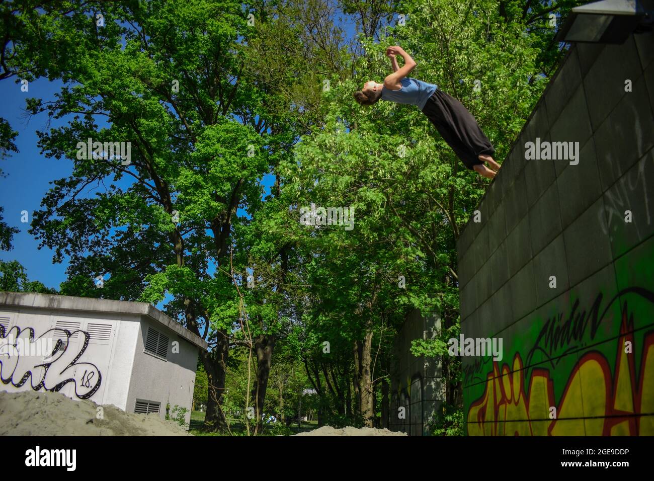 Altezza di ribaltamento all'indietro Foto Stock