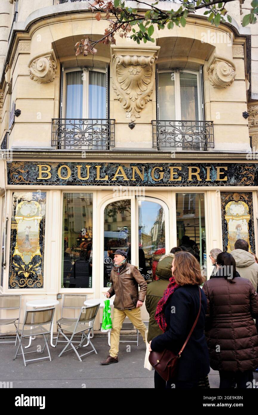 FRANCIA, PARIGI (75) 12 ° ARRONDISSEMENT, BO PANETTERIA NEGOZIO SITUATO CHARENTON STREET Foto Stock
