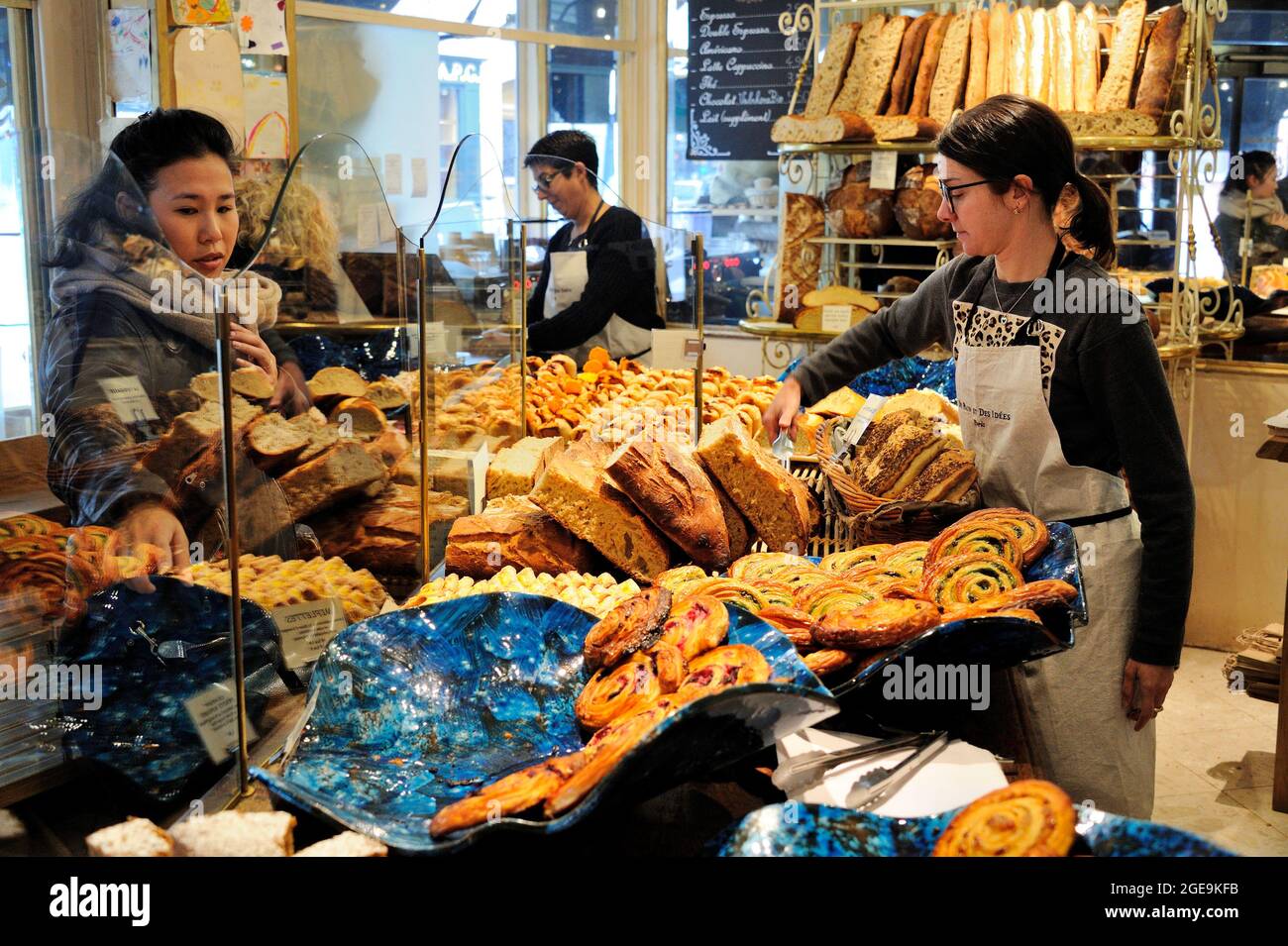 FRANCIA, PARIGI (75) 10 ° ARRONDISSEMENT, PANIFICIO SHOP DU PAIN & DES IDEES SITUATO YVES TOUDIC STREET Foto Stock