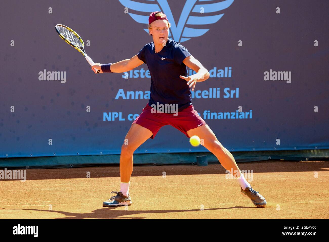 ATV Tennis Club , Verona, Italia, 18 ago 2021, Holger Vitus Nodskov Rune  (Danimarca) durante ATP80 Challenger -