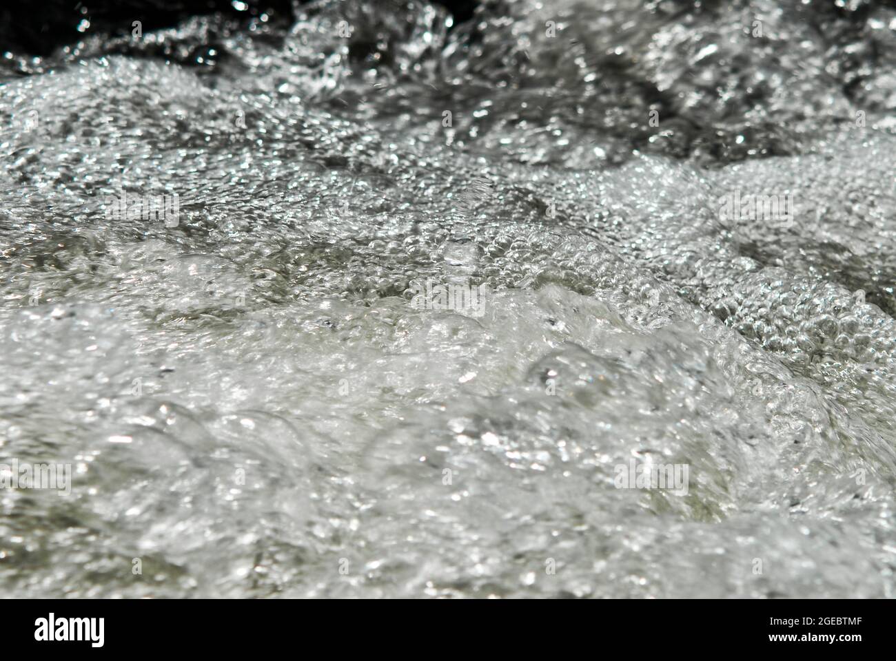 Fiume El Trapiche, valle del Merlo, San Luis, Argentina Foto Stock