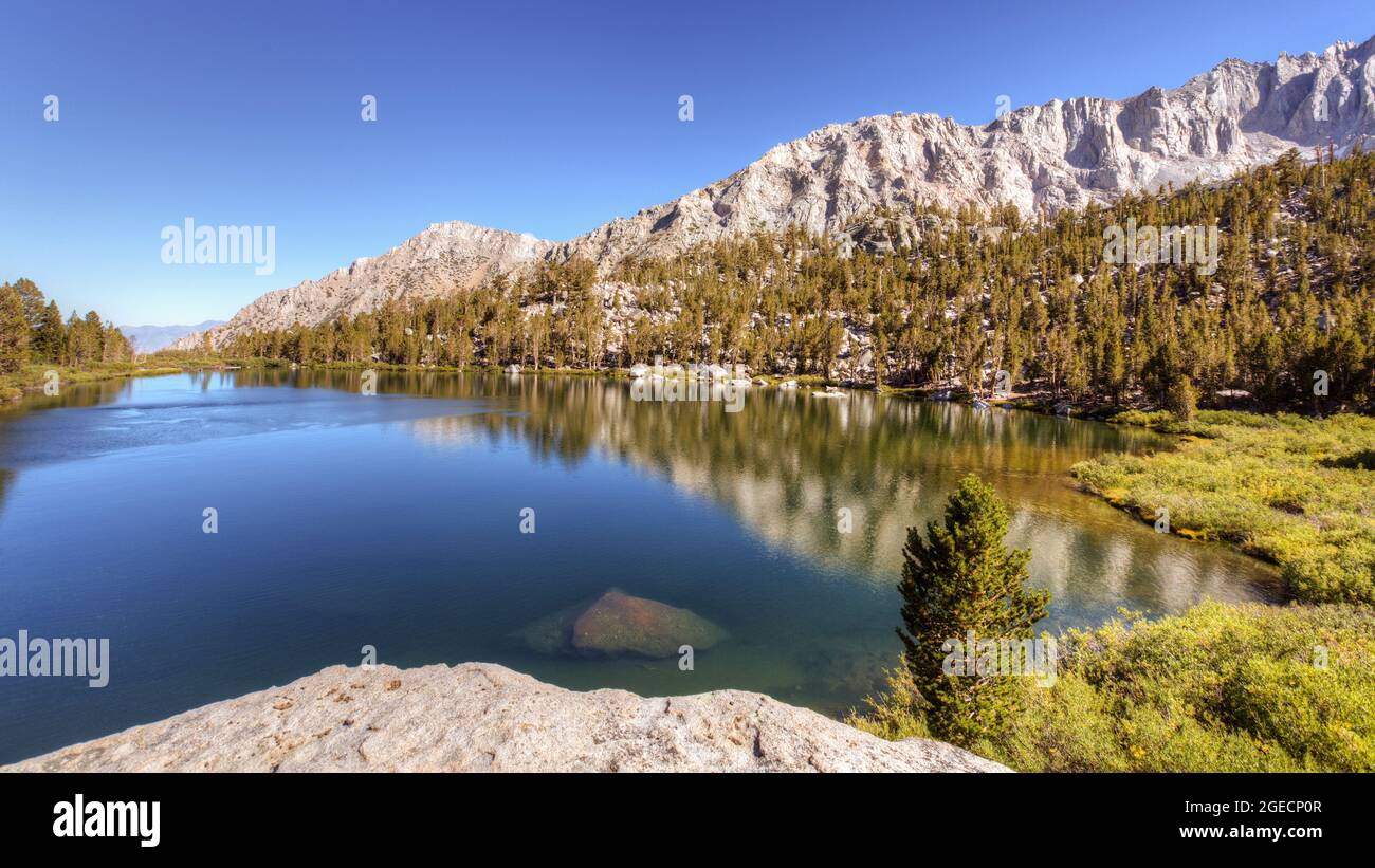 Onion Valley, Sierra Nevada, CA USA Foto Stock