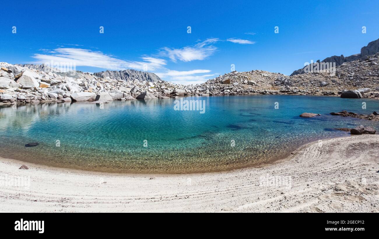 Onion Valley, Sierra Nevada, CA USA Foto Stock