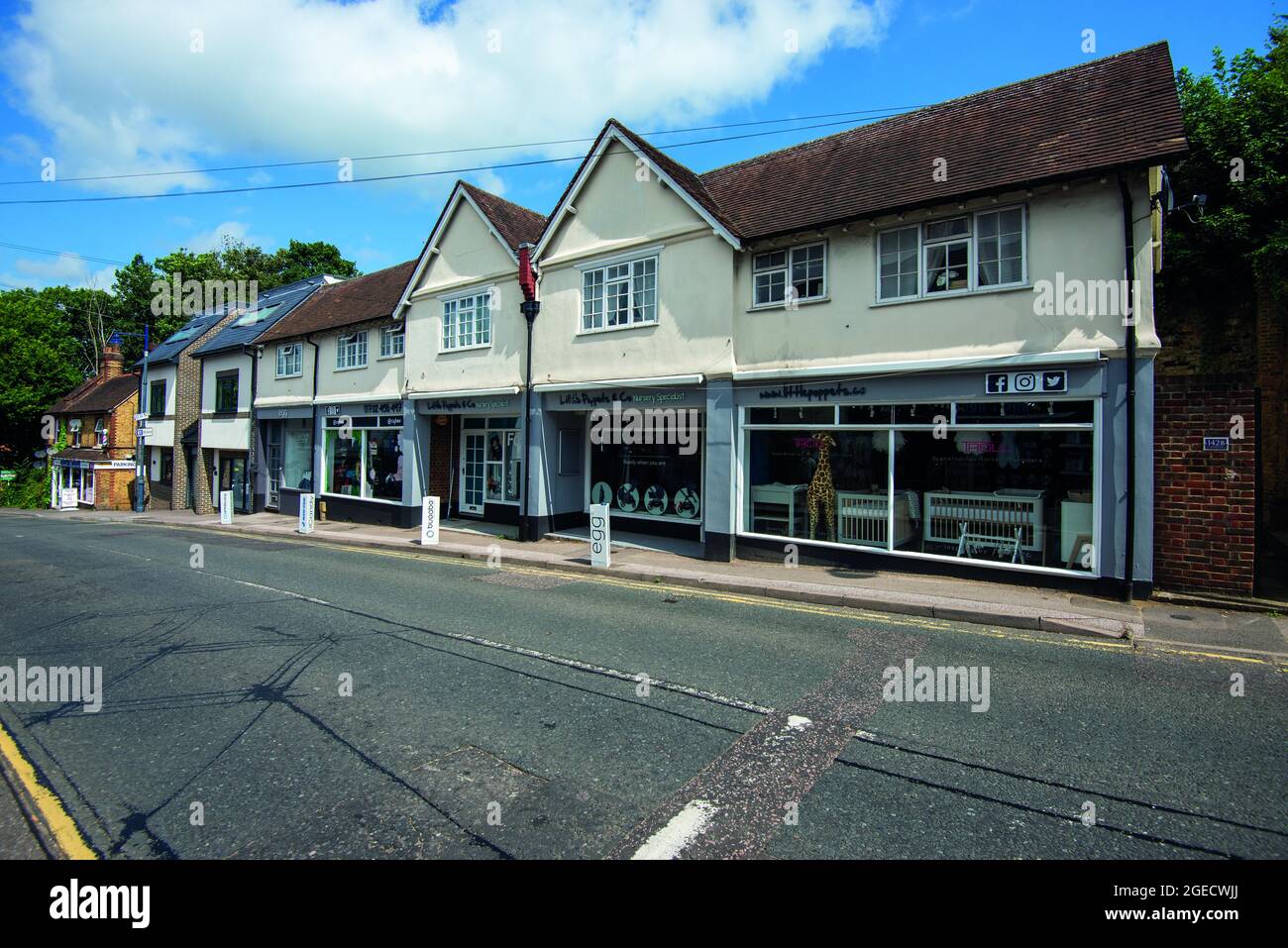 Little Poppets & Co un negozio di vivai indipendente su St John's Hill, Sevenoaks, Kent. Inghilterra Foto Stock