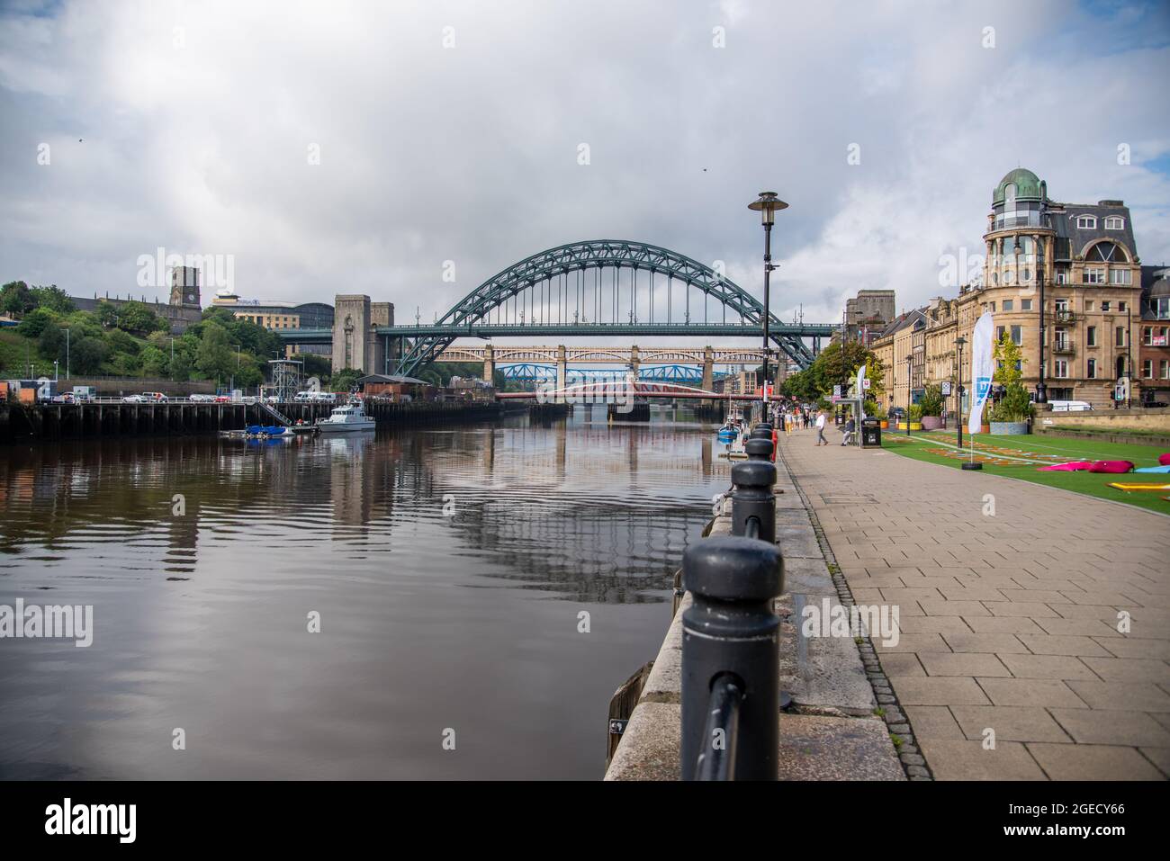 Newcastle Bridges, Regno Unito Foto Stock