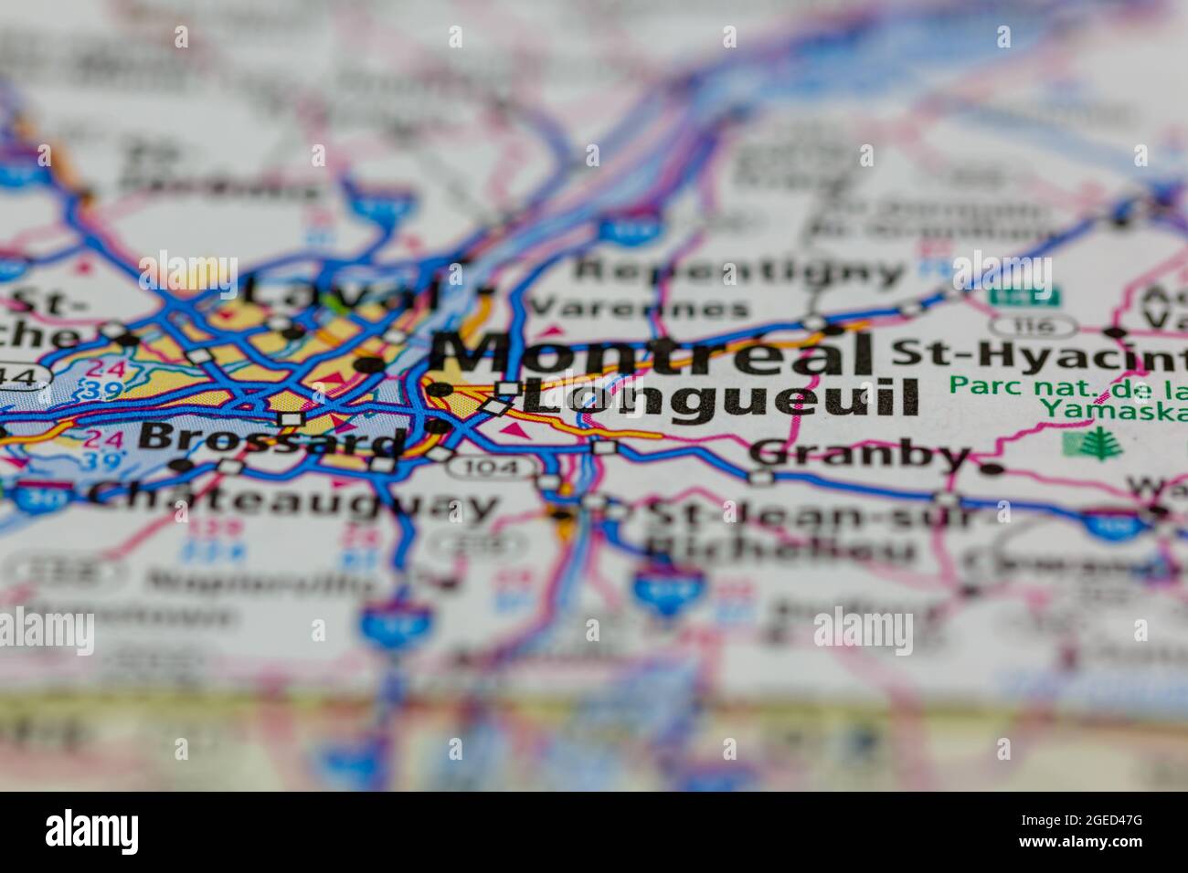 Longue Rive Map Mappa di longueuil quebec immagini e fotografie stock ad alta ...