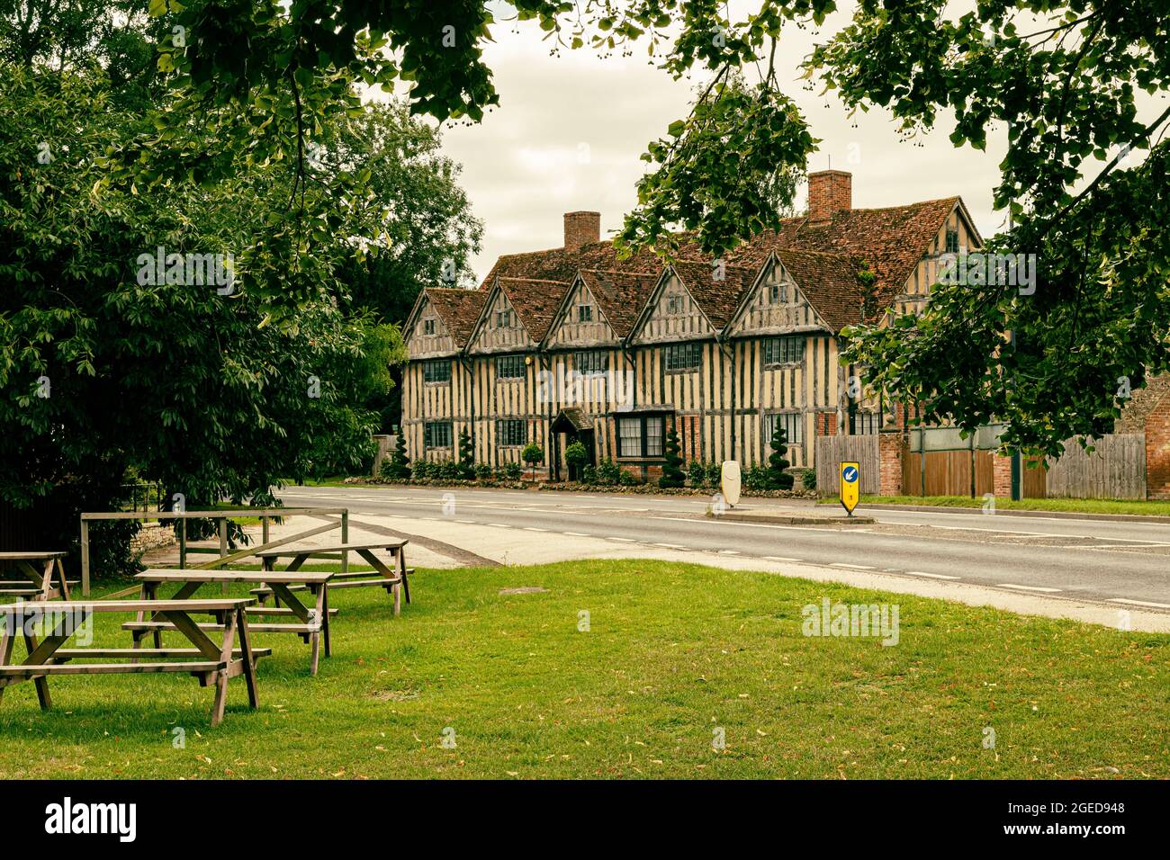 The Tudor House, Long Itchington, Warwickshire Foto Stock