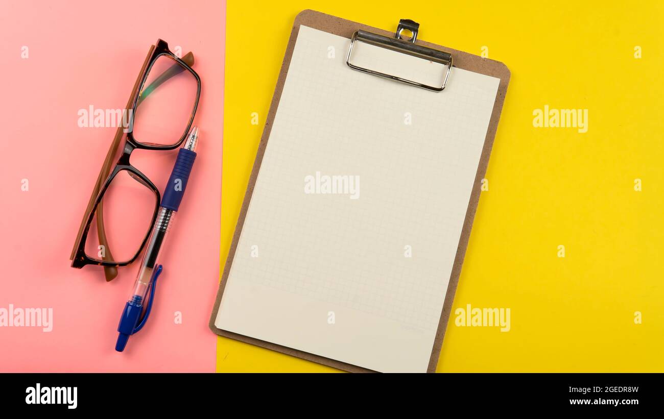 Concetto di elenco delle cose da fare. Pianificatore, Checklist, Memo, idea, Promemoria. Foto Stock