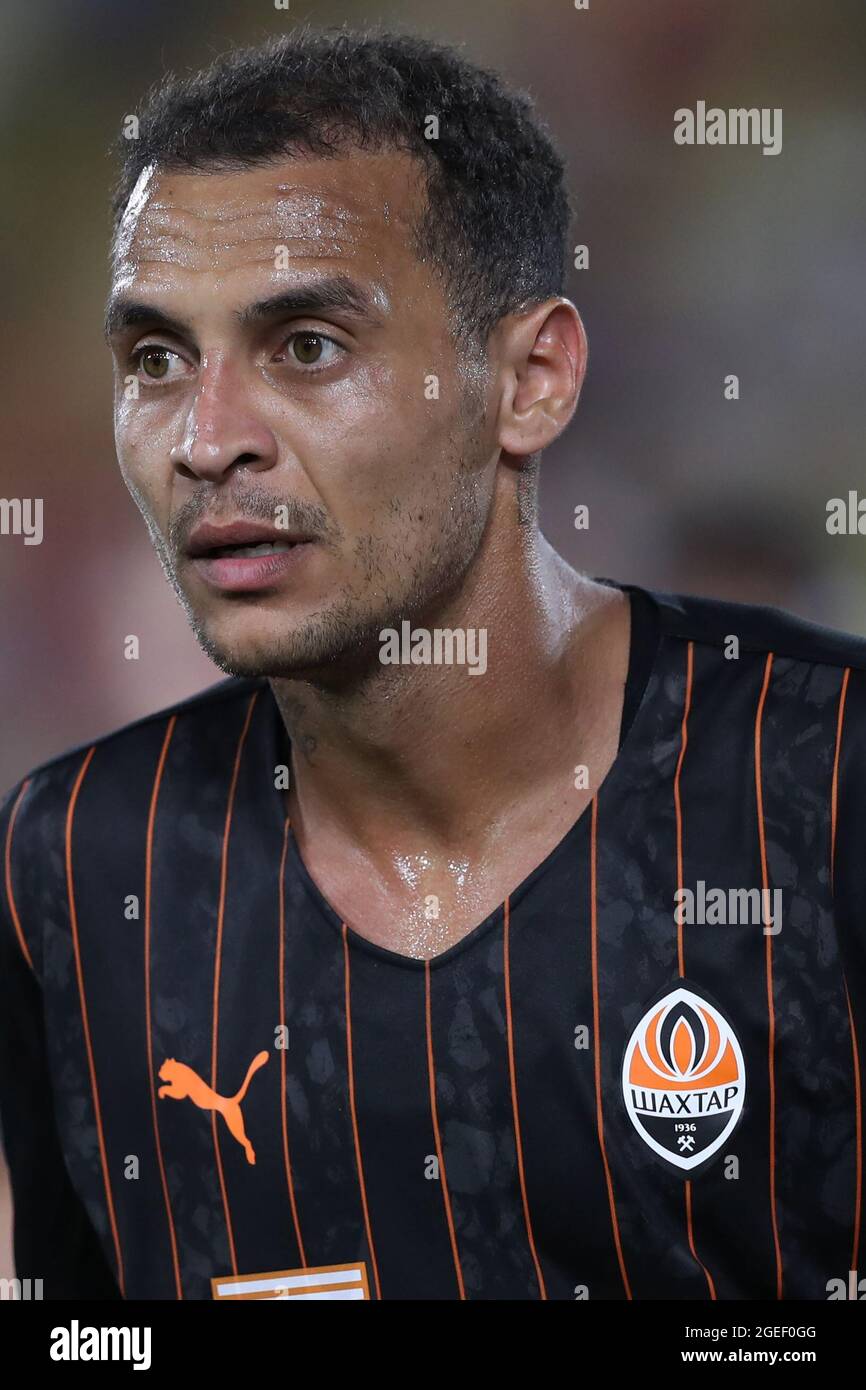 Monaco, Monaco, 17 agosto 2021. Alan Patrick del FC Shakhtar Donetsk durante la partita della UEFA Champions League allo Stade Louis II di Monaco. L'immagine di credito dovrebbe essere: Jonathan Moscop / Sportimage Foto Stock