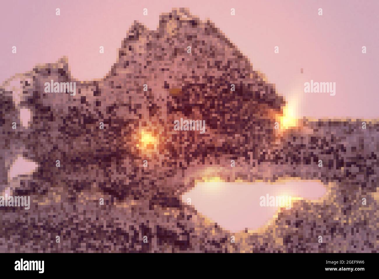 Moderno sfondo grigio, rosa e oro con vernice splash e glitter dorata Illustrazione Vettoriale