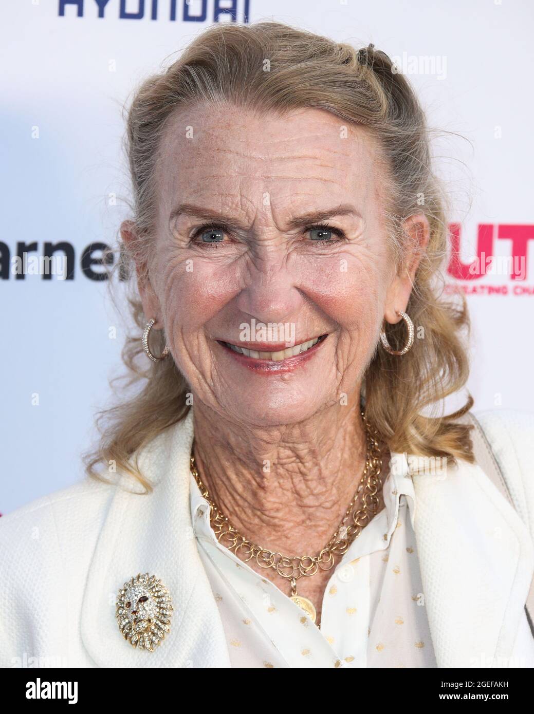 Los Angeles, Stati Uniti. 19 ago 2021. LOS ANGELES, CALIFORNIA, USA - 19 AGOSTO: L'attrice Juliet Mills arriva all'2021 Outfest di Los Angeles LGBTQ Film Festival Screening of 'The Sixth Reel' tenutosi alla Directors Guild of America il 19 agosto 2021 a Los Angeles, California, Stati Uniti. (Foto di Xavier Collin/Image Press Agency) Credit: Image Press Agency/Alamy Live News Foto Stock