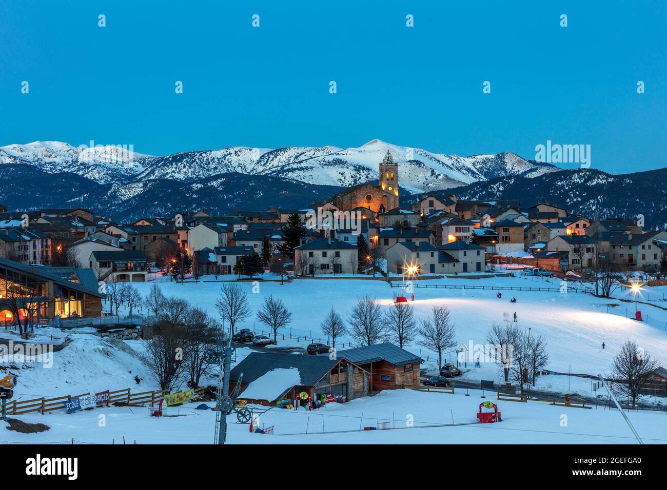 FRANCIA, PIRENEI ORIENTALI (66) LES ANGLES Foto Stock