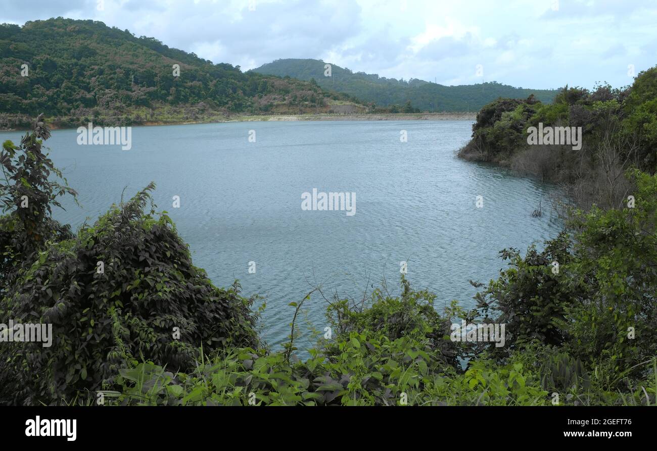 Un serbatoio sull'isola di Phuket, Thailandia Foto Stock