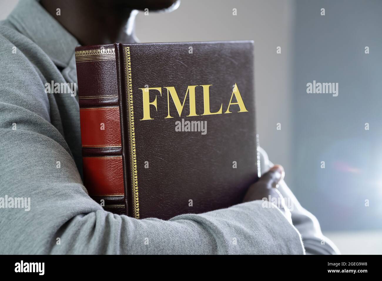 FMLA. Famiglia e medico pagato lasciare atto di malattia Foto Stock