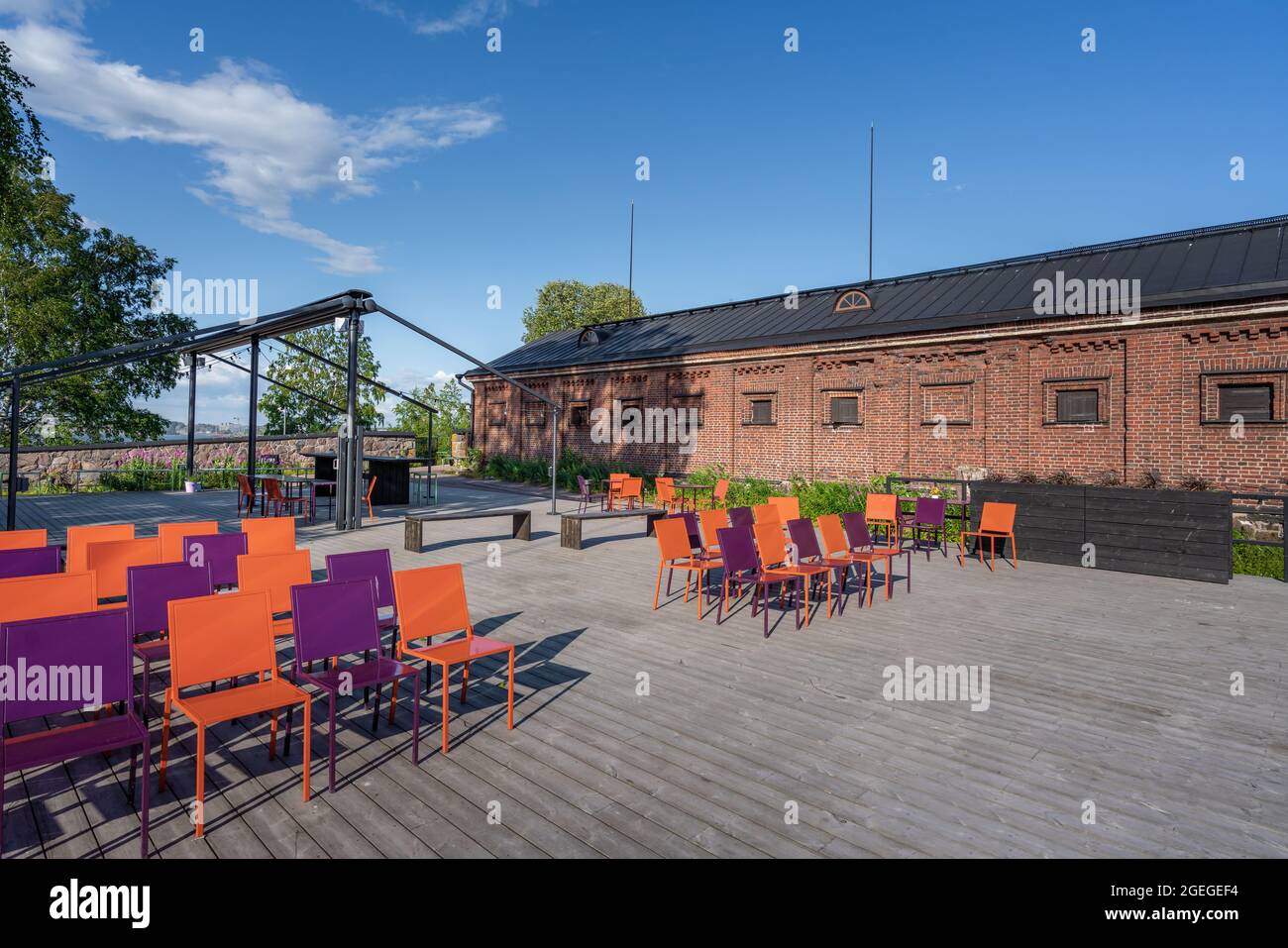 Isola di Lonna nel Golfo di Finlandia - Helsinki, Finlandia Foto Stock