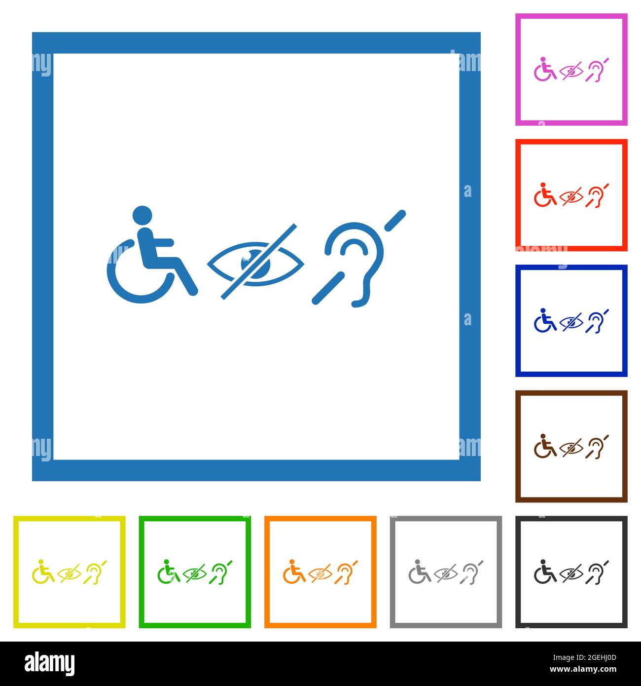 Set Da 4 Adesivi E Adesivi Con Simbolo Per Handicap - SHEIN - Foto 7