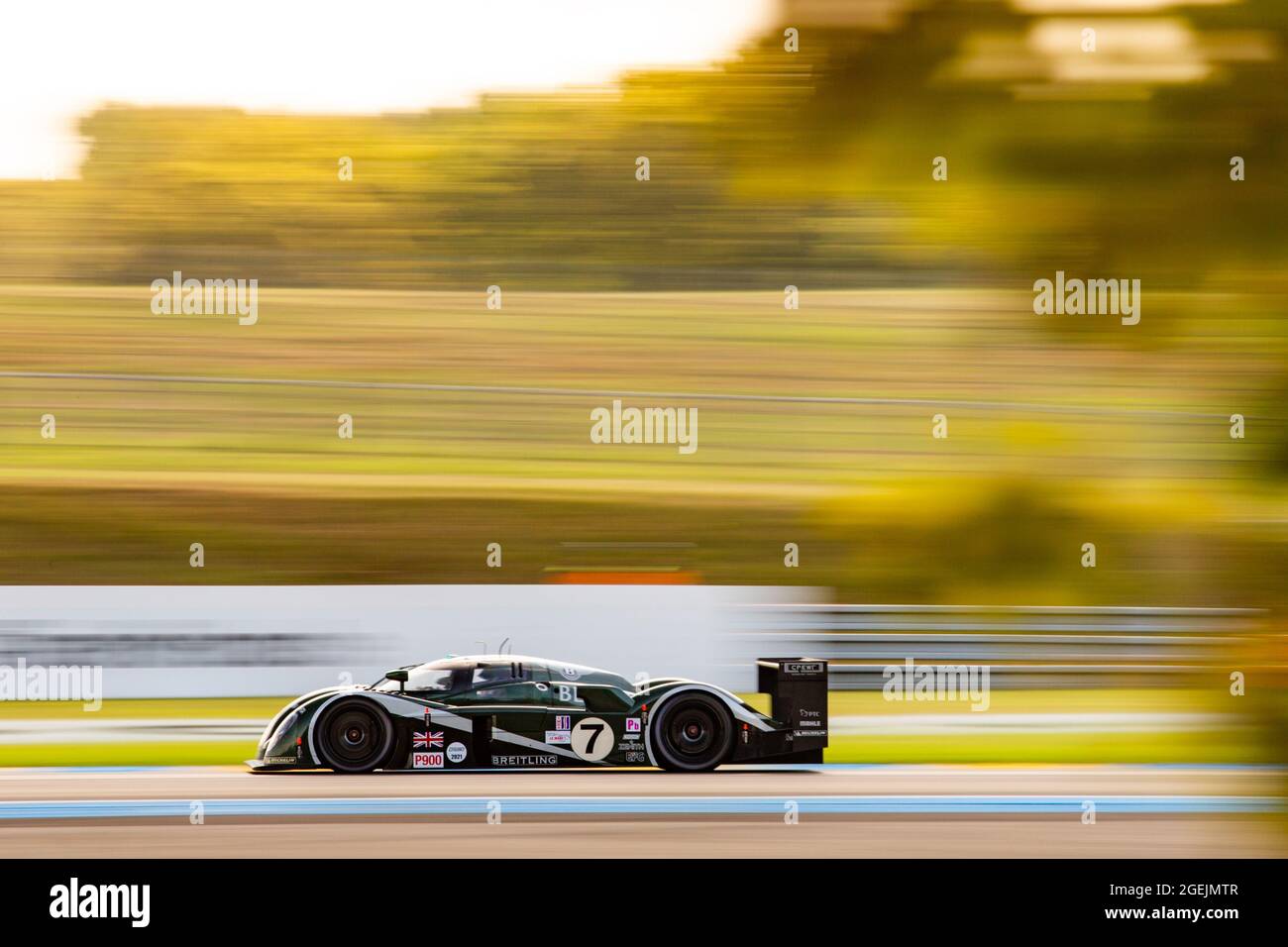 Le Mans, Francia . 20 ago 2021. 07 Lynn Shaun (gbr), Bentley Speed 8, azione durante le 2021 Endurance Racing Legends sul circuito des 24 Heures du Mans, dal 18 al 21 agosto 2021 a le Mans, Francia - Foto Joao Filipe / DPPI Credit: Independent Photo Agency/Alamy Live News Foto Stock