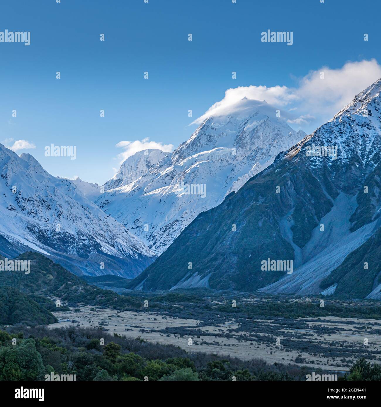 Aoraki Mt Cook, Nuova Zelanda Foto Stock