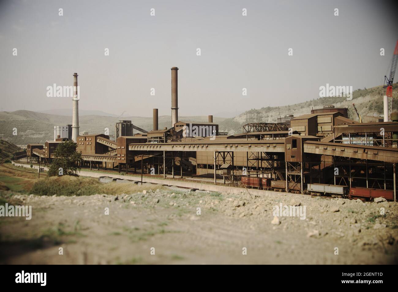 Economia e industria in Turchia a Karabuk è stata realizzata la prima fabbrica integrata turca di ferro e acciaio Foto Stock