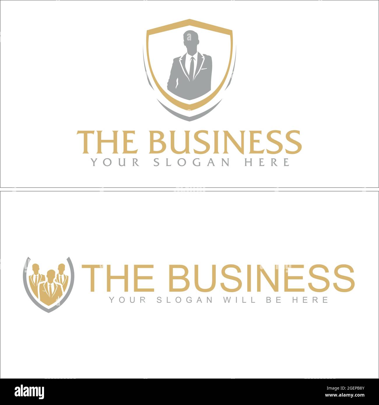 Business Consulting leader gruppo logo design Illustrazione Vettoriale