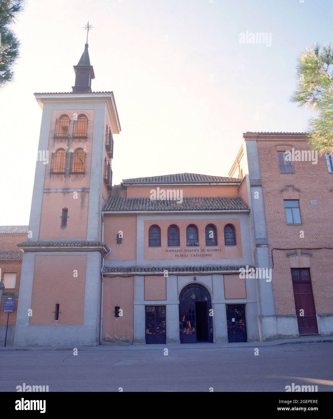 CONVENTO DE LOS PADRES CAPUCHINOS E IGLESIA DEL SANTO CRISTO DEL PARDO - 1638. LOCALITÀ: CONVENTO DE LOS CAPUCHINOS DE EL PARDO. MADRID. SPAGNA. Foto Stock