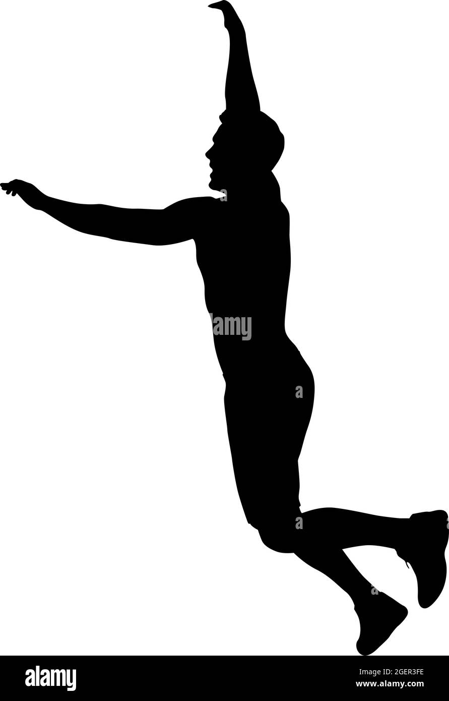 Silhouette di un punto di allenamento pull-up su sfondo bianco. Illustrazione Vettoriale