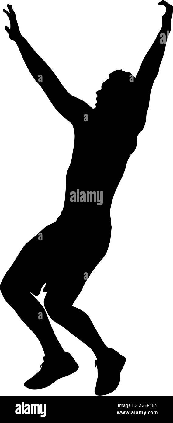 Silhouette di un punto di allenamento pull-up su sfondo bianco. Illustrazione Vettoriale