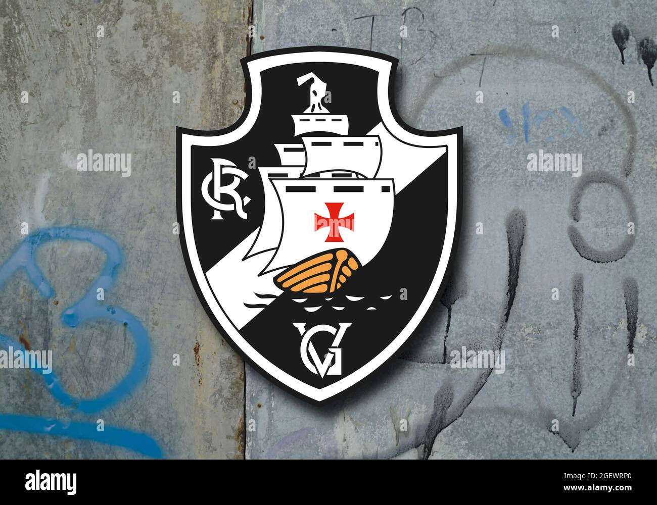 Stemma FC Vasco da Gama, Rio de Janeiro, squadra di calcio brasiliana Foto  stock - Alamy