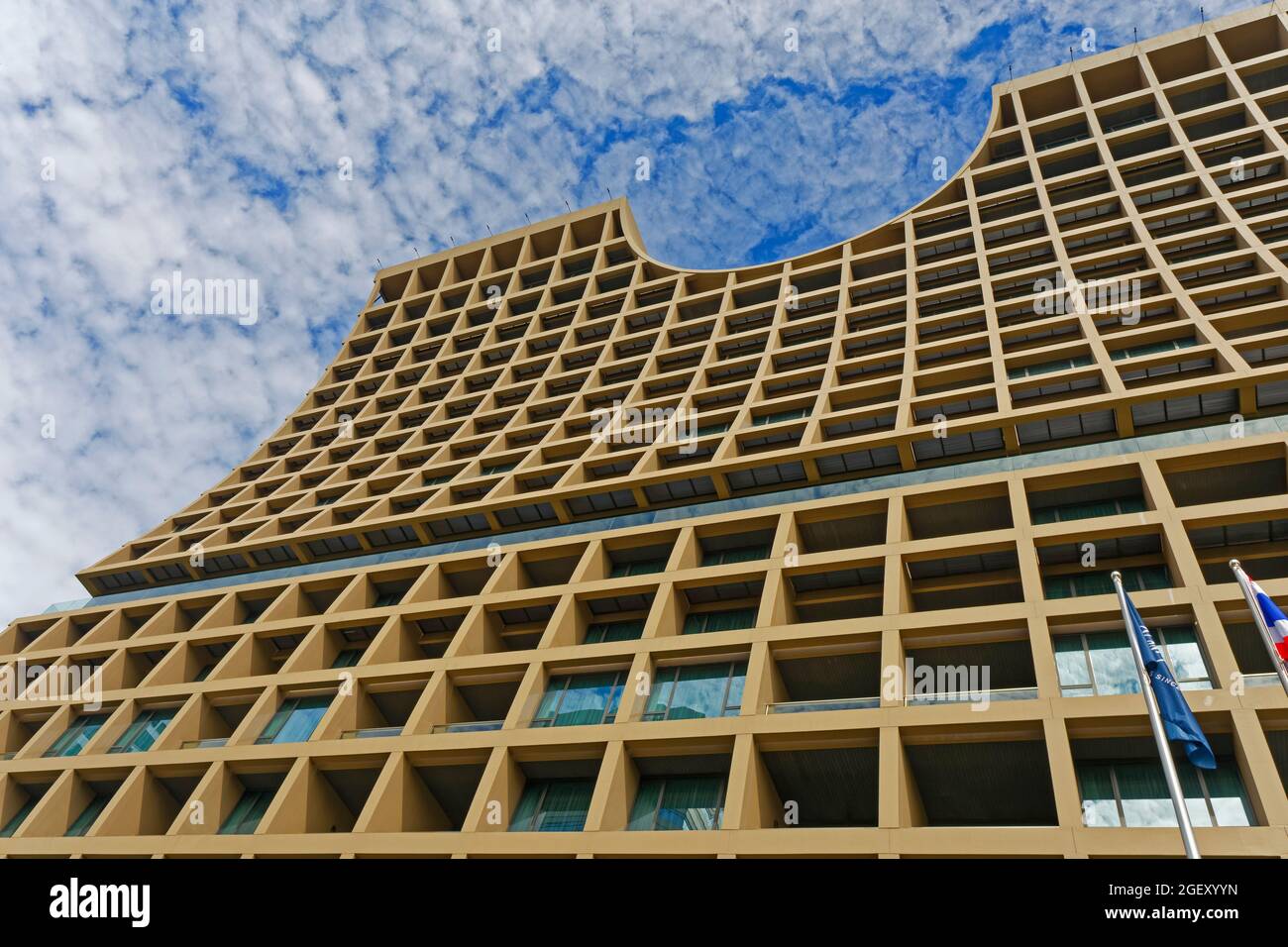 Exterior, Sindhorn Kempinski Hotel, Bangkok, Thailandia Foto Stock