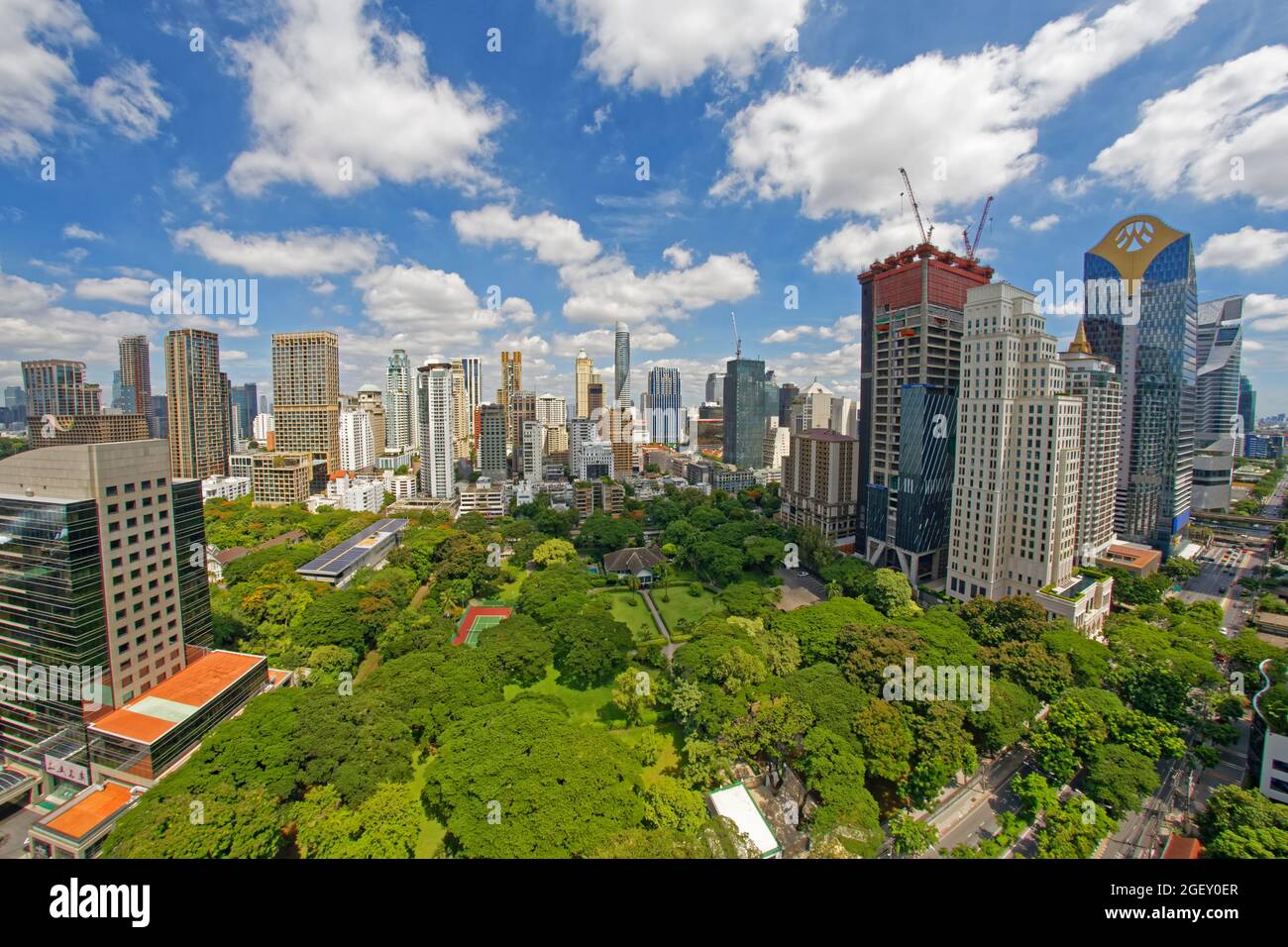 Residenza dell'Ambasciatore degli Stati Uniti, Wireless (Witthayu) Road, quartiere delle Ambasciate, Bangkok Foto Stock