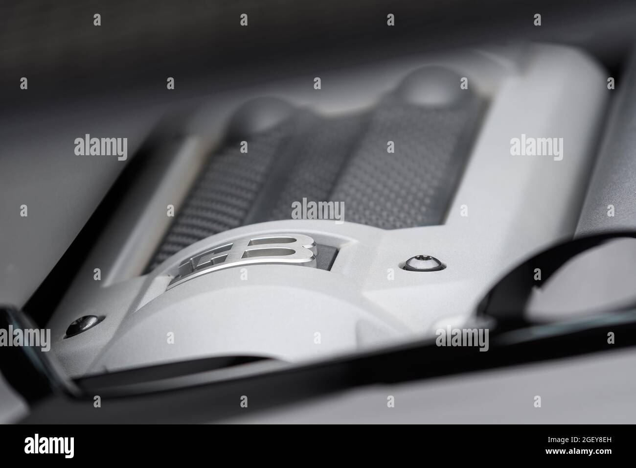 Bugatti Veyron motore Foto Stock